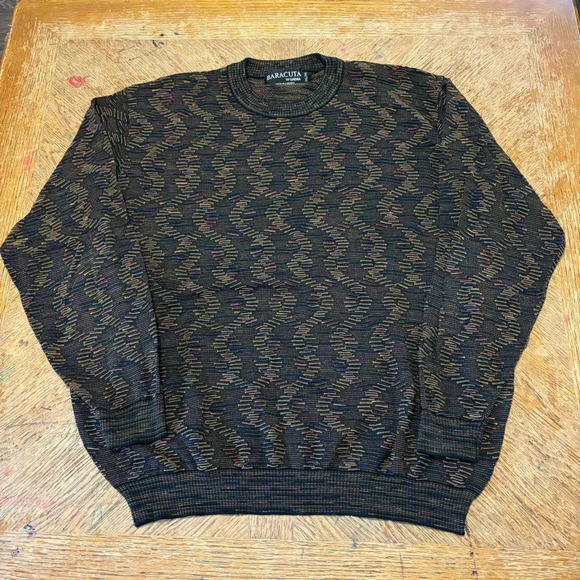 Vintage Baracuta By Tundra Brown Sweater Textured Knit Men’s XXL TTG - Picture 1 of 5
